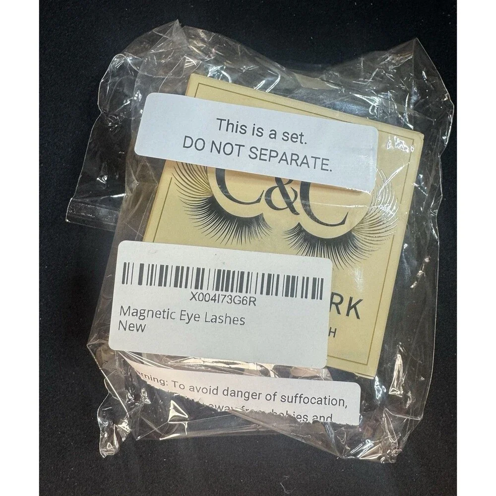 Reusable Natural Magnetic Eyelashes with Applicator Lashes Kit